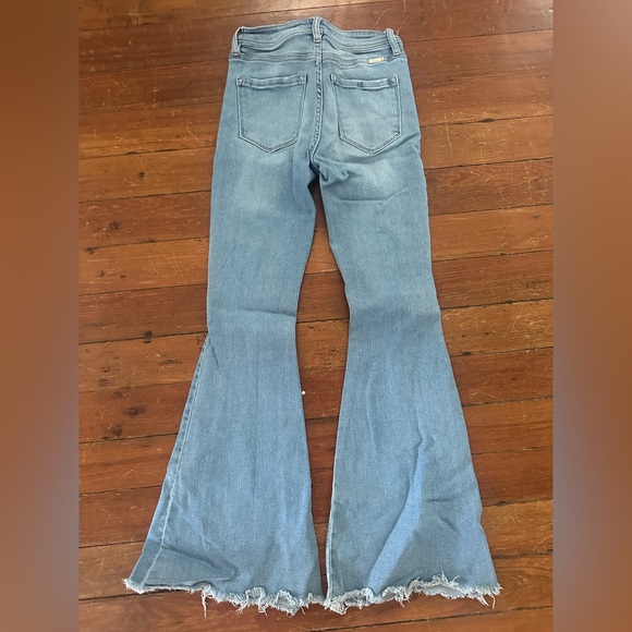 KanCan Flare High Rise Ripped Jean - Picture 2 of 3